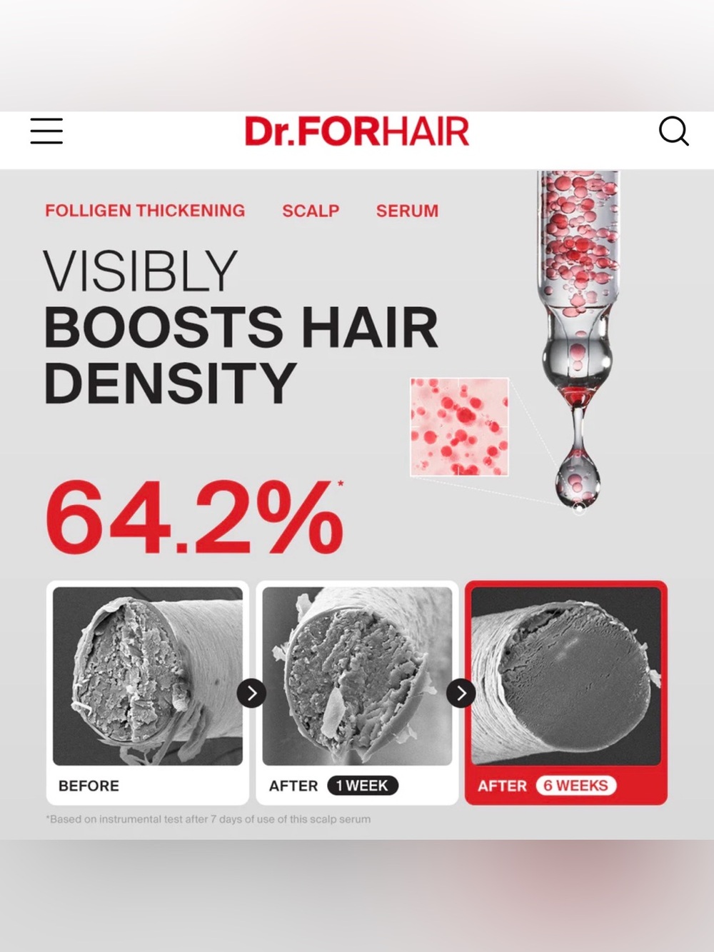 New Dr. ForHair Folligen Thickening Shampoo & Scalp Serum Korean Haircare! - Picture 5 of 5